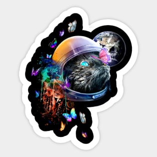 Cat astronaut Sticker